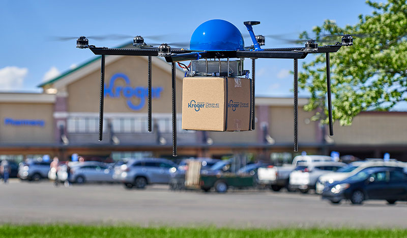 In Brief: Kroger to Test Drone Deliveries Near Dayton,
Ohio