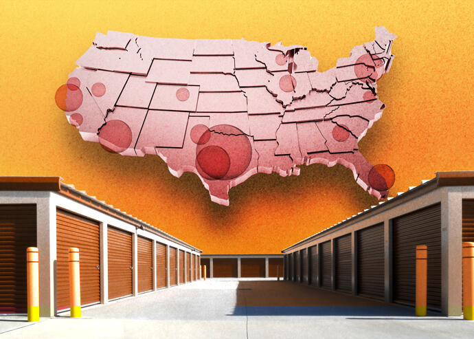 Here’s where the most self-storage space was built in the past decade