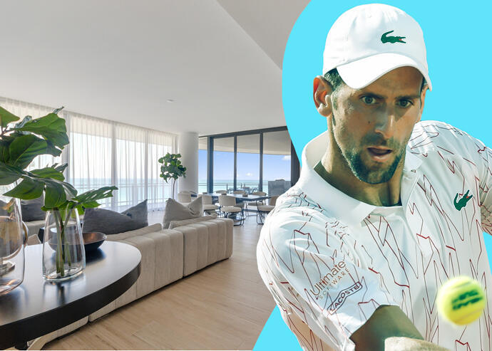 Novak Djokovic sells Miami Beach condo for modest profit