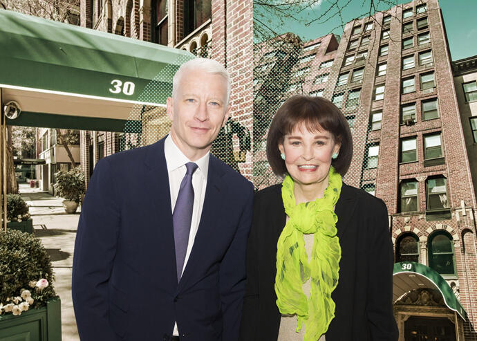 Gloria Vanderbilt’s Beekman Place apartment lists for $1.1M