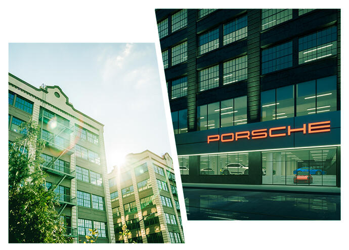 Porsche and Volvo sign leases at Industry City