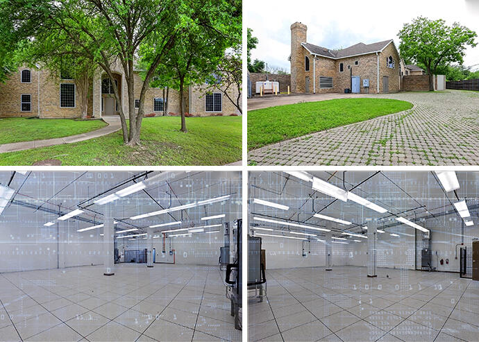 Dallas data center disguised as McMansion lists for $1M