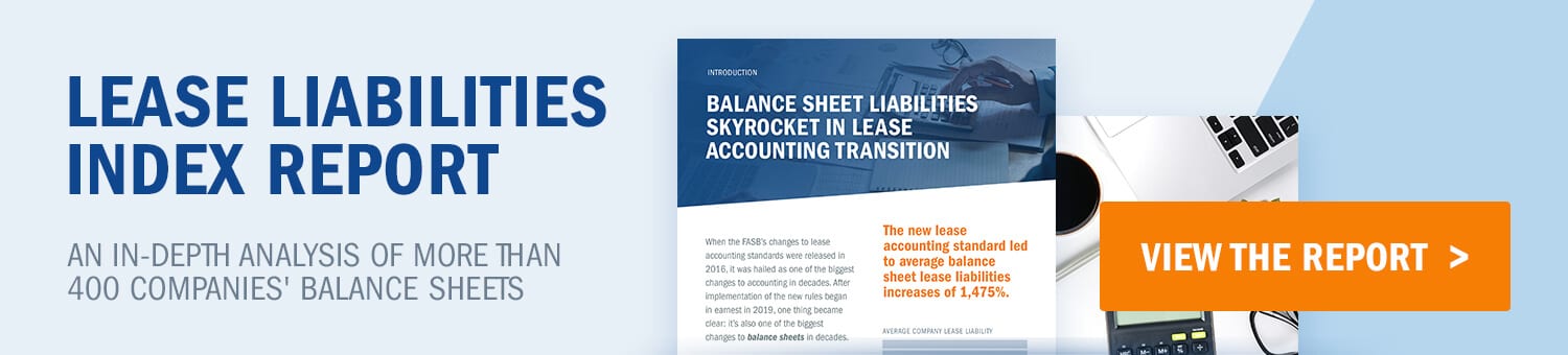 Impact of the Lease Accounting Transition and COVID-19 on Balance Sheet Liabilities