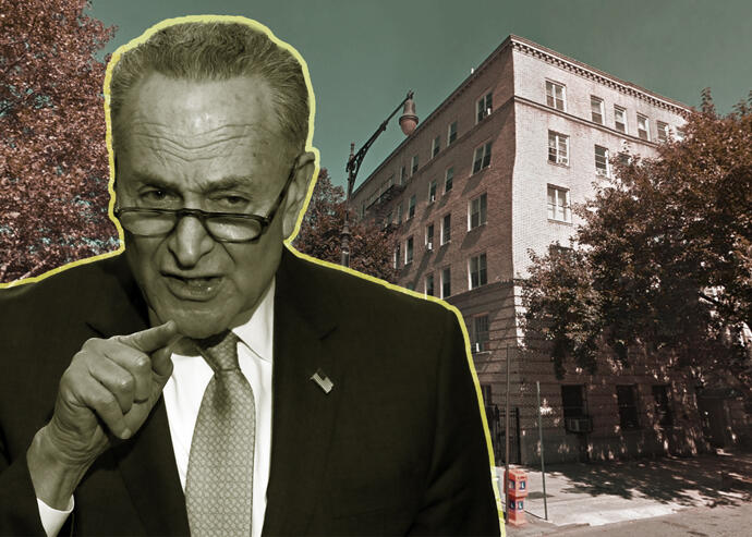Schumer blasts Brooklyn landlord as NY pols vow to pass good cause eviction