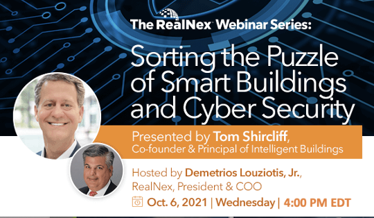 RealNex Webinar Series: Sorting the Puzzle of Smart Buildings and Cyber Security